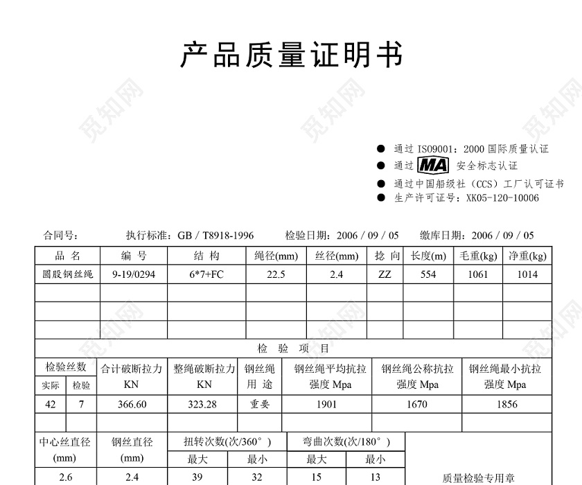 黑白简约正式公司工厂产品质量评定表检查表Word模板